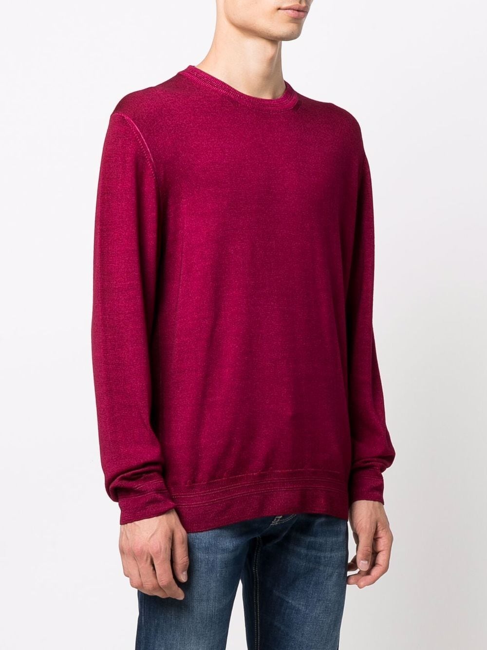 Shop Dondup Round Neck Jumper In Rot