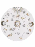 Fornasetti astrology-print porcelain plate - White