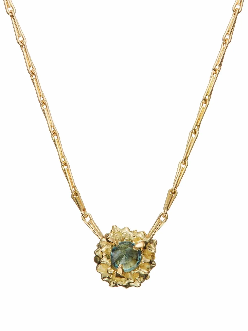 

Clio Saskia collar Urchin en oro amarillo de 18kt con zafiro - Dorado