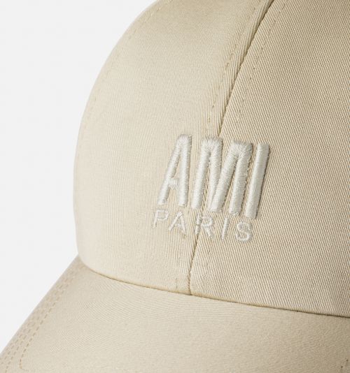 ami paris cap beige