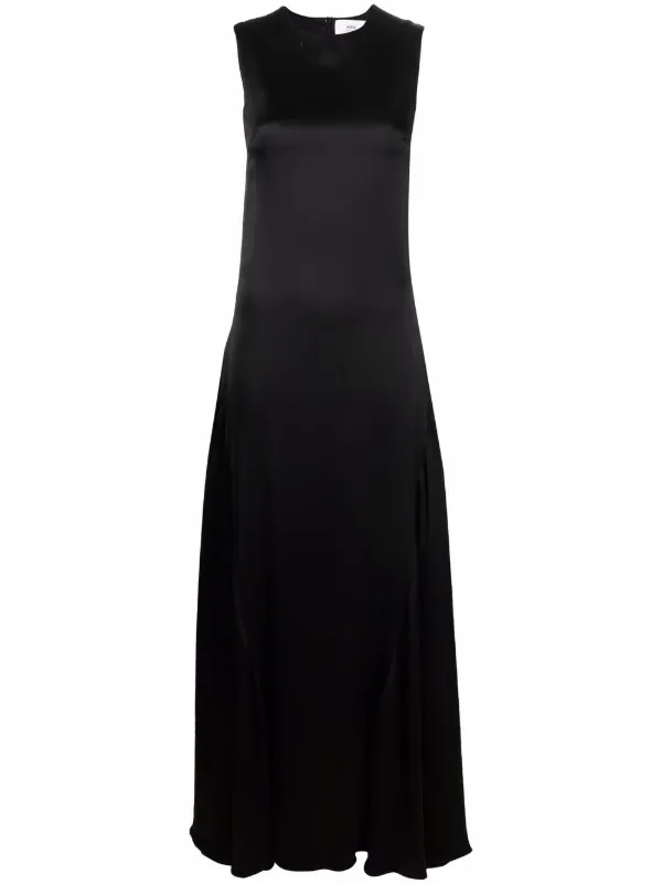 AMI Paris side-panel Long Dress | Black | FARFETCH