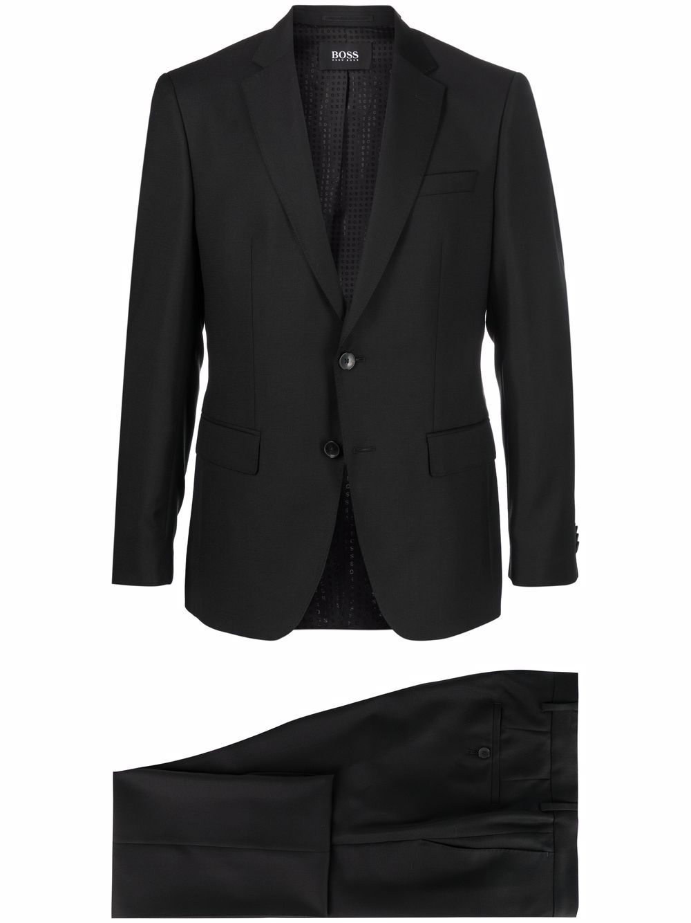＜Farfetch＞ Boss Hugo Boss ツーピース スーツ - ブラック