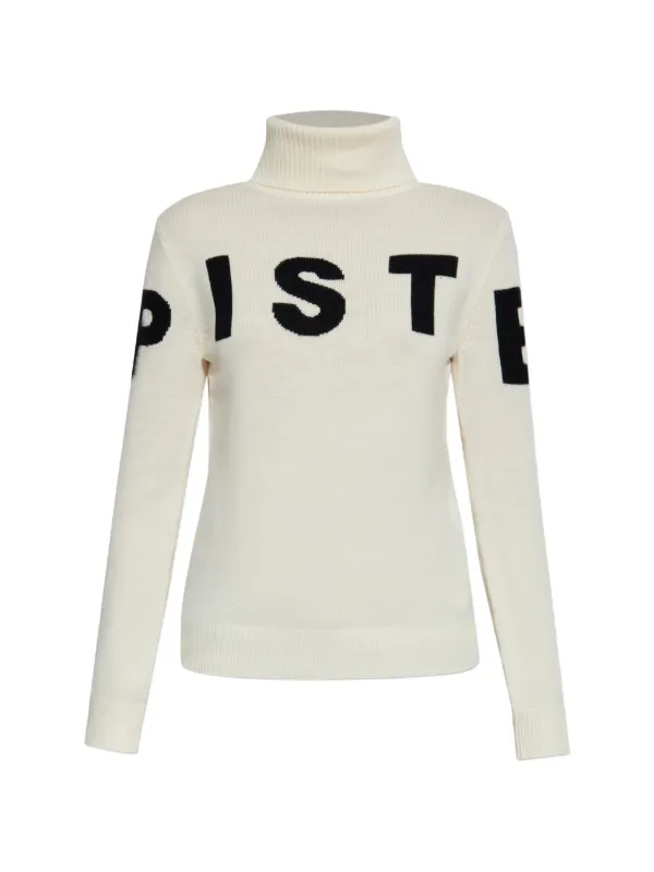 Perfect Moment Piste Long-sleeves Sweater in White