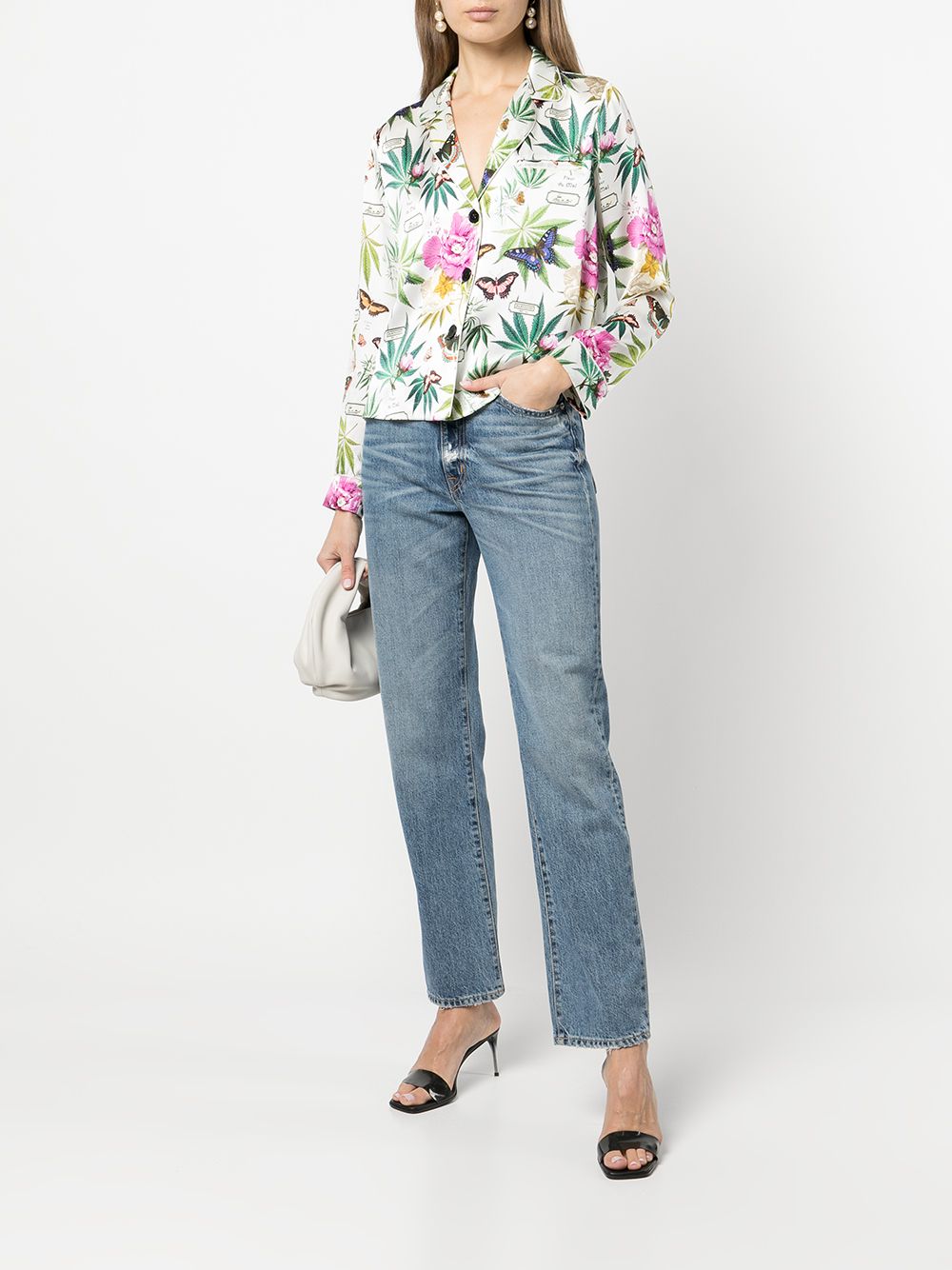 Fleur Du Mal Fleur pajama-style Shirt - Farfetch
