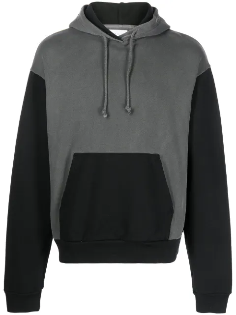 John Elliott 1992 two-tone cotton hoodie