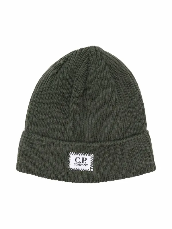 C.P. Company Kids logo-patch Wool 