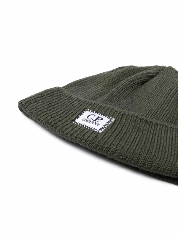 C.P. Company Kids logo-patch Wool 