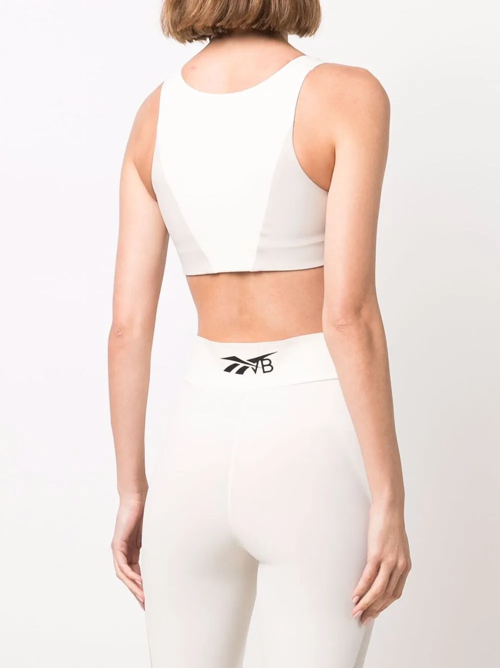 фото Reebok x victoria beckham спортивный бюстгальтер с u-образным вырезом