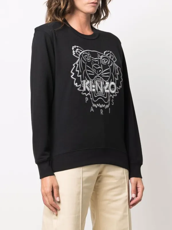 Kenzo Tiger-embroidered Crewneck 