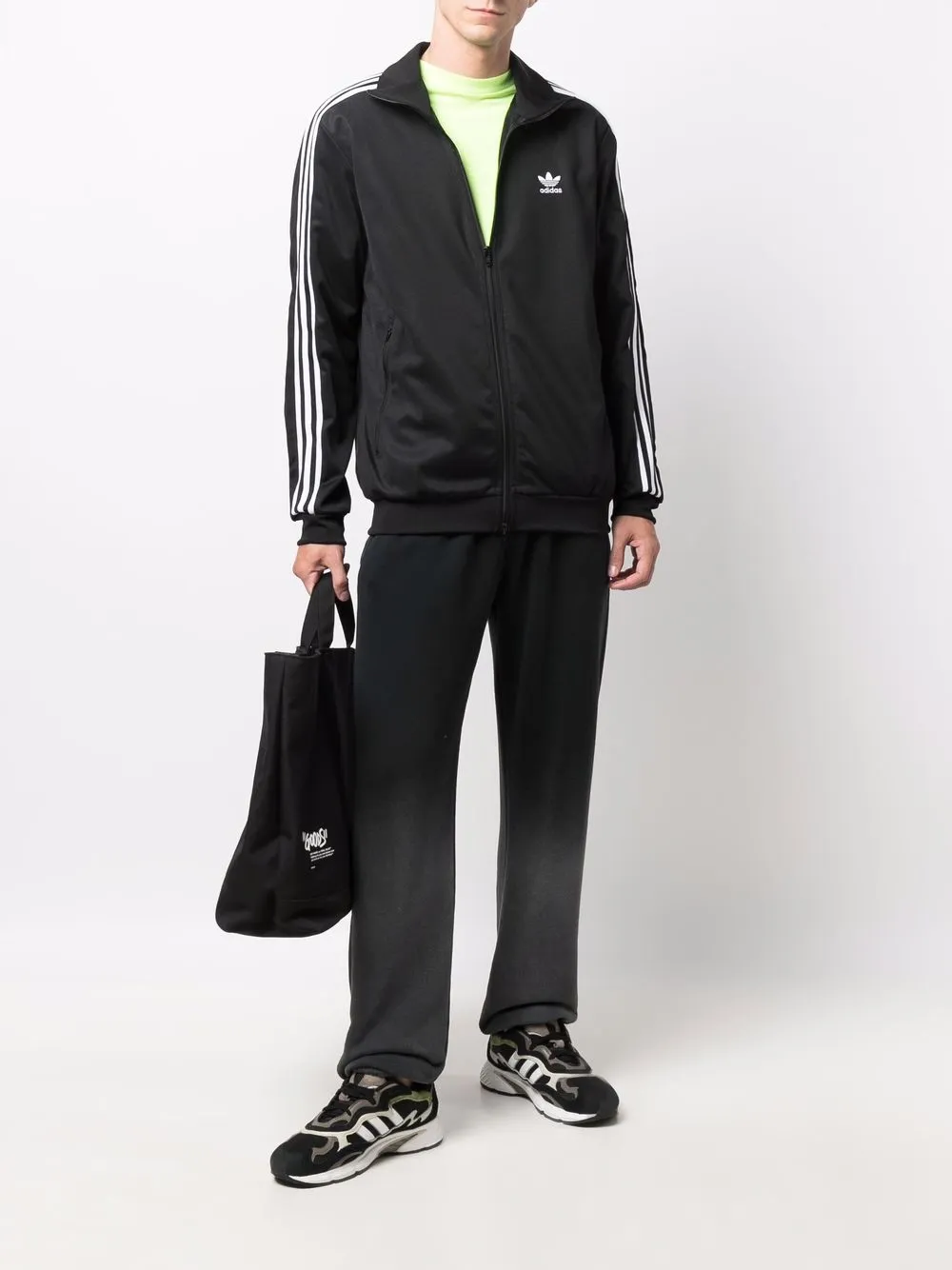 Adidas Originals three-stripe Zipped Jacket - Farfetch
