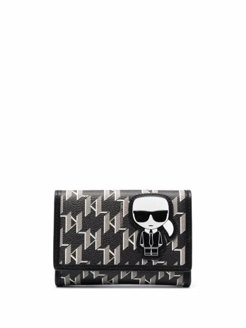 Karl Lagerfeld K/Ikonic monogram wallet