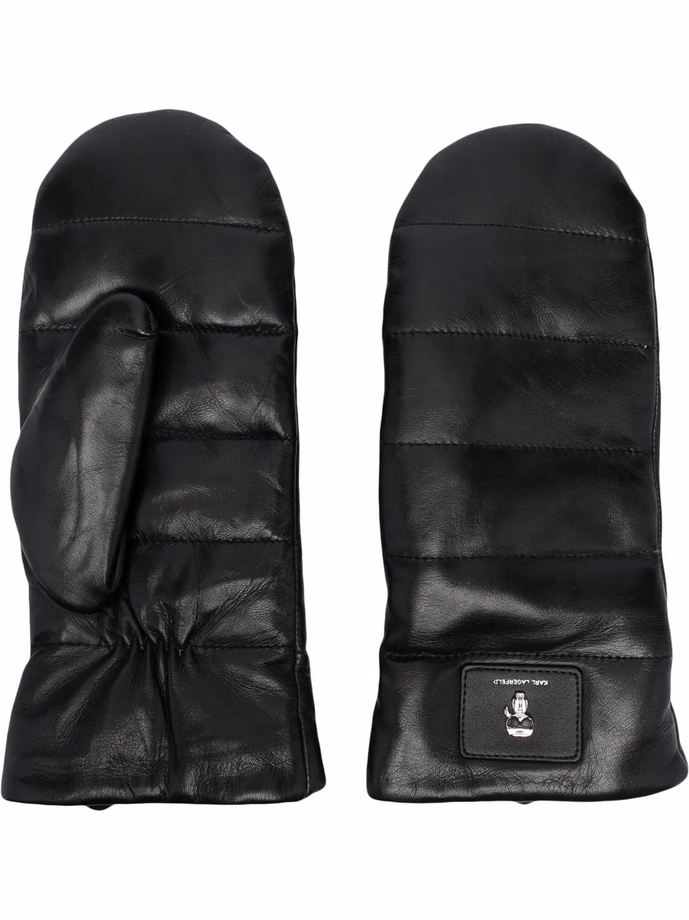 

Karl Lagerfeld manoplas K/Ikonic Kuilt - Negro