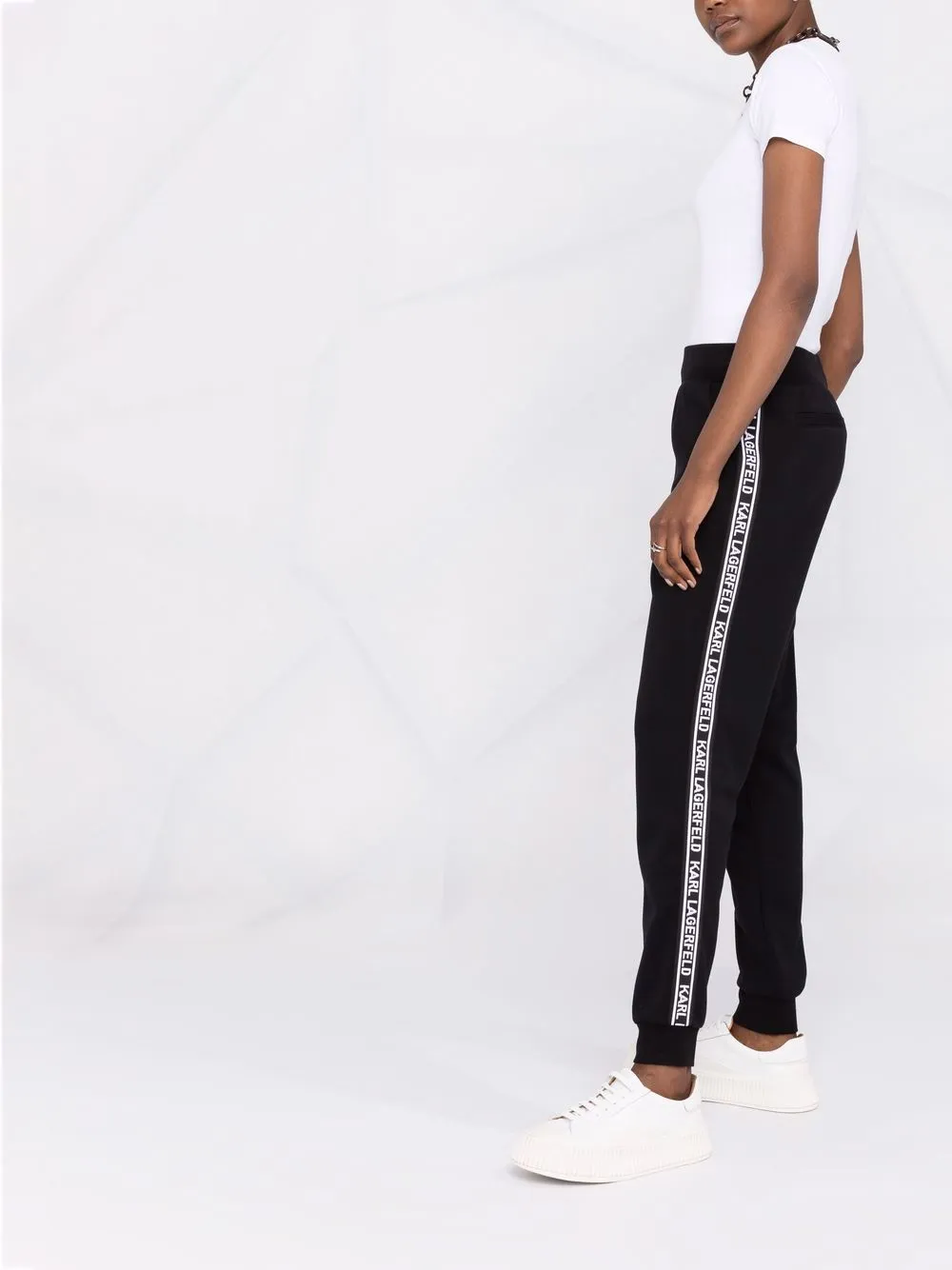 Karl Lagerfeld logo-tape Track Pants - Farfetch