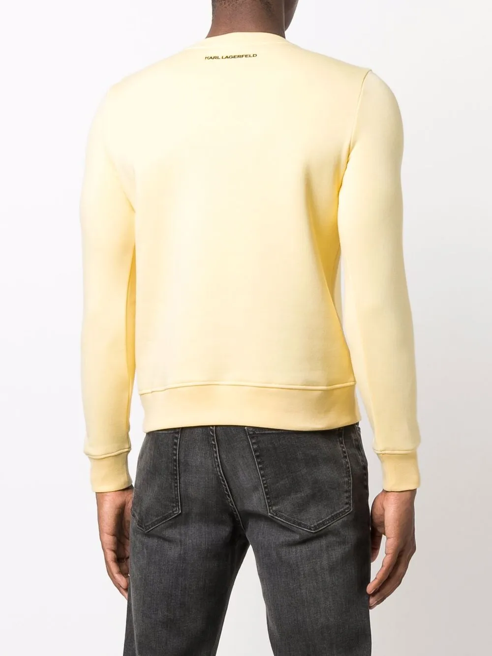 Karl lagerfeld hot sale yellow sweatshirt