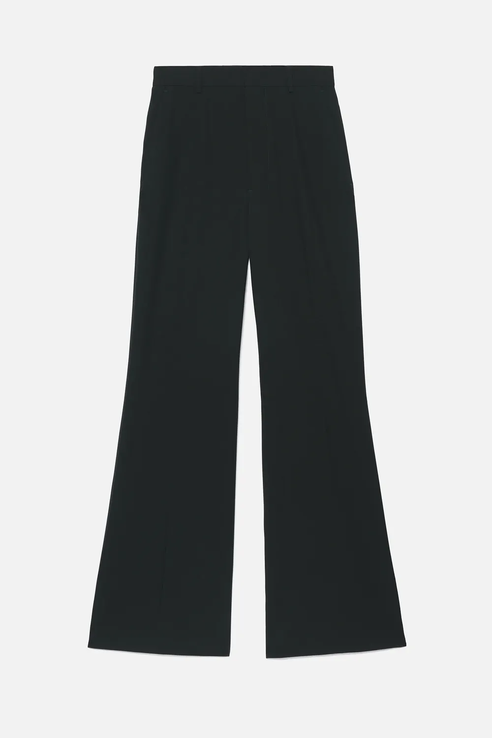 AMI ALEXANDRE MATTIUSSI FLARE FIT TROUSERS