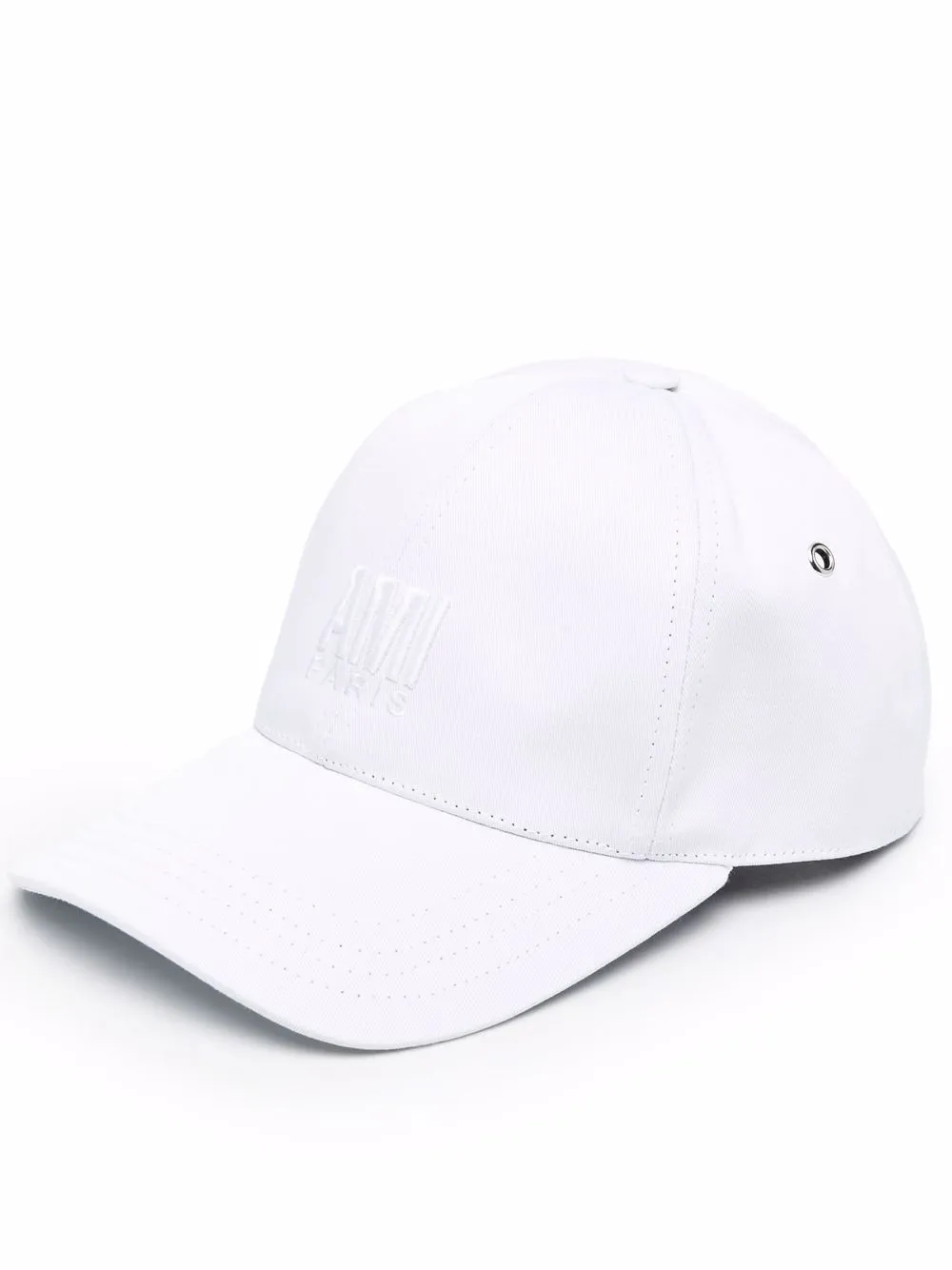 

AMI Paris gorra con logo bordado - Blanco