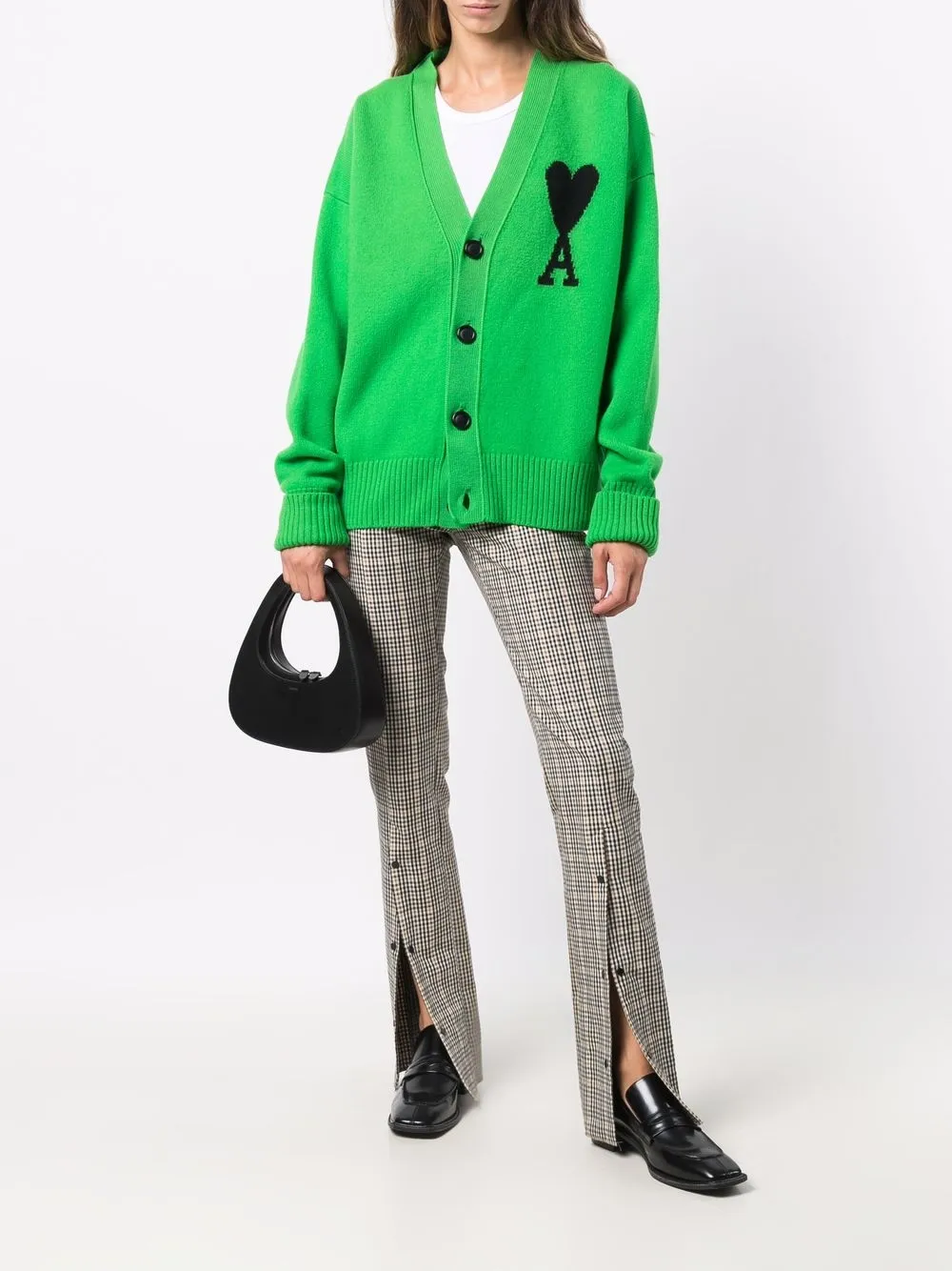 AMI Paris Ami De Coeur オーバーサイズ カーディガン - Farfetch