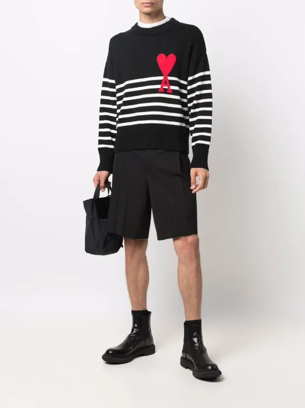 AMI Paris Oversize Ami De Coeur Jumper - Farfetch