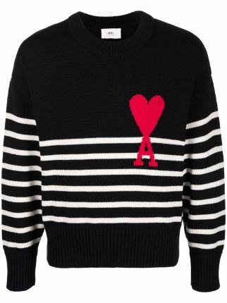 AMI Paris Oversize Ami De Coeur Jumper - Farfetch