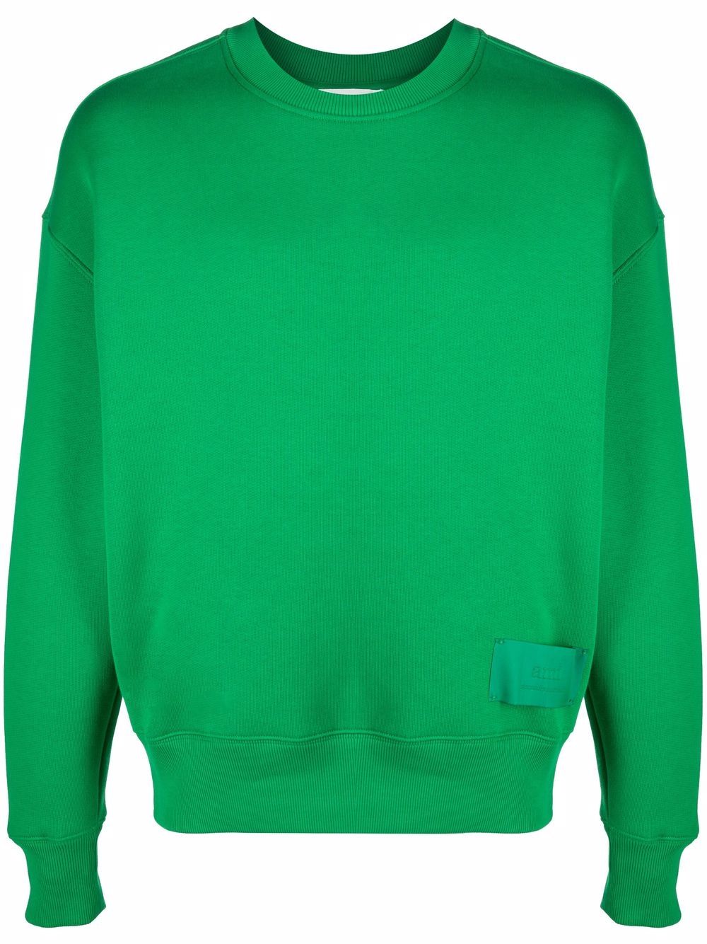 tonal logo-patch sweatshirt