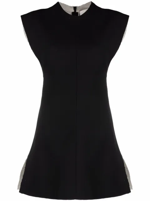 AMI Paris sleeveless two-tone minidress