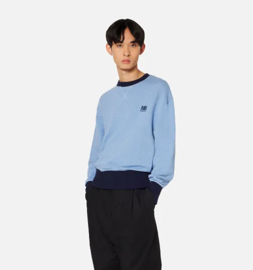 Ami paris grey sweatshirt Clearance