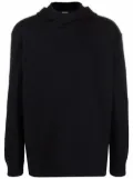 DONDUP virgin wool-blend hoodie - Black