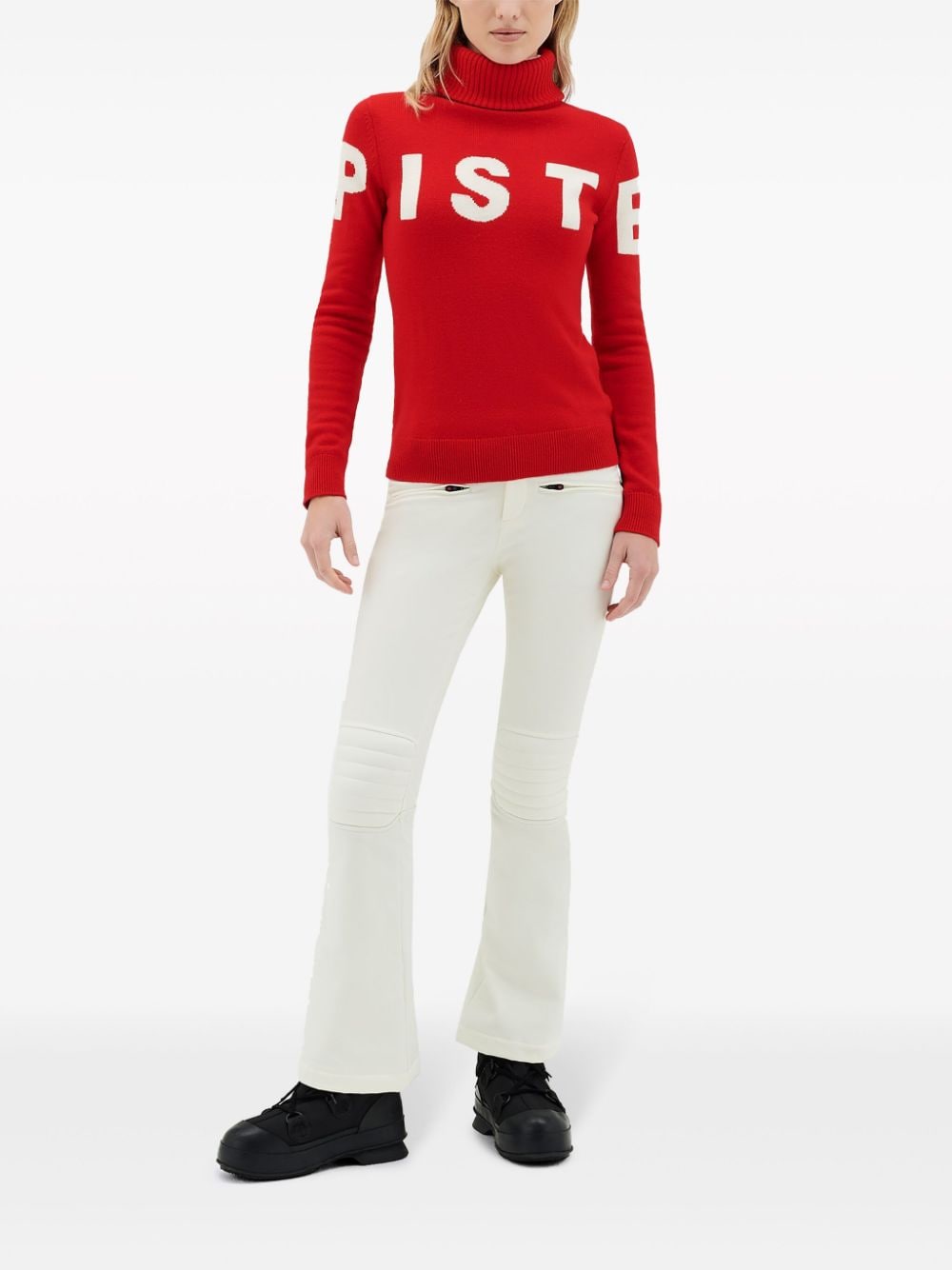 Shop Perfect Moment Piste Roll-neck Jumper In Red