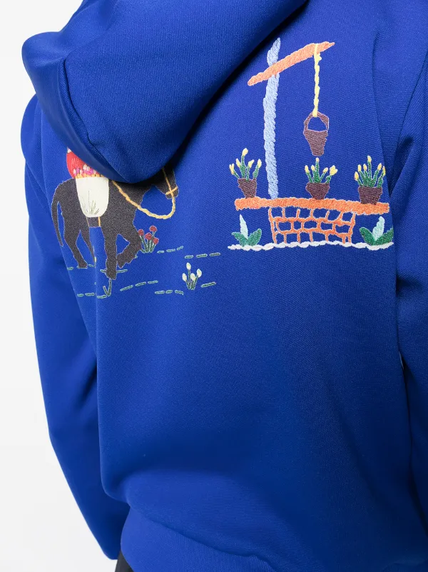 commes de garcon blue moletom com capuz