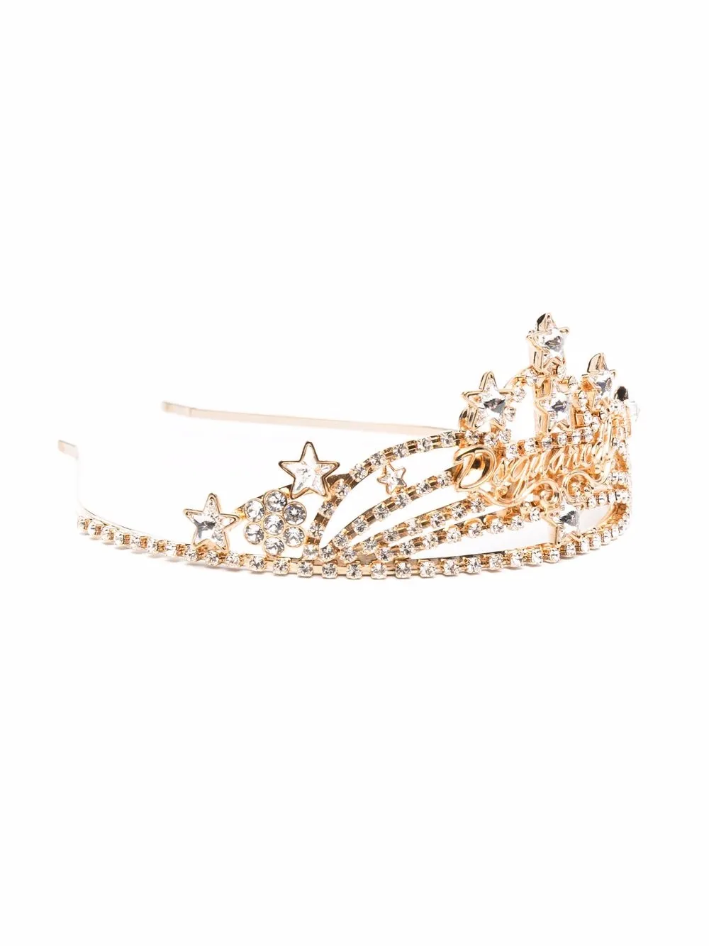 Image 2 of Dsquared2 logo-embellished tiara