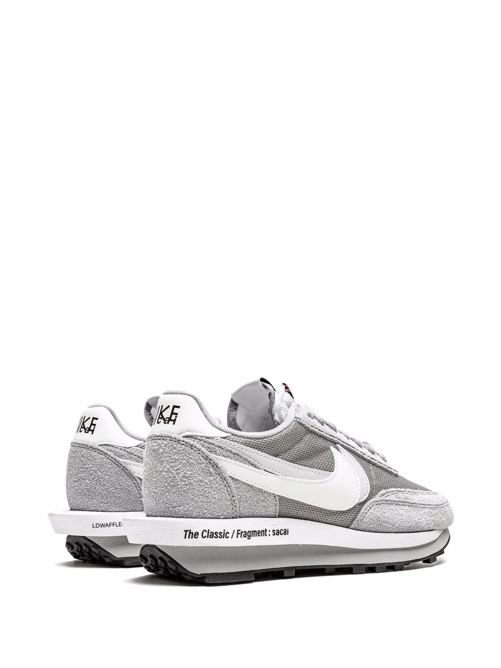 Shop Nike X Sacai X Fragments Ldwaffle "grey" Sneakers