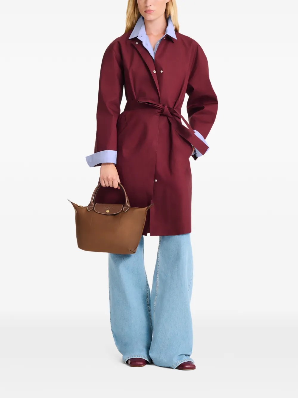  Longchamp Le Pliage Original Handtasche   Braun 