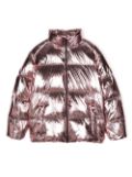 Perfect Moment Kids glossy puffer jacket - Pink