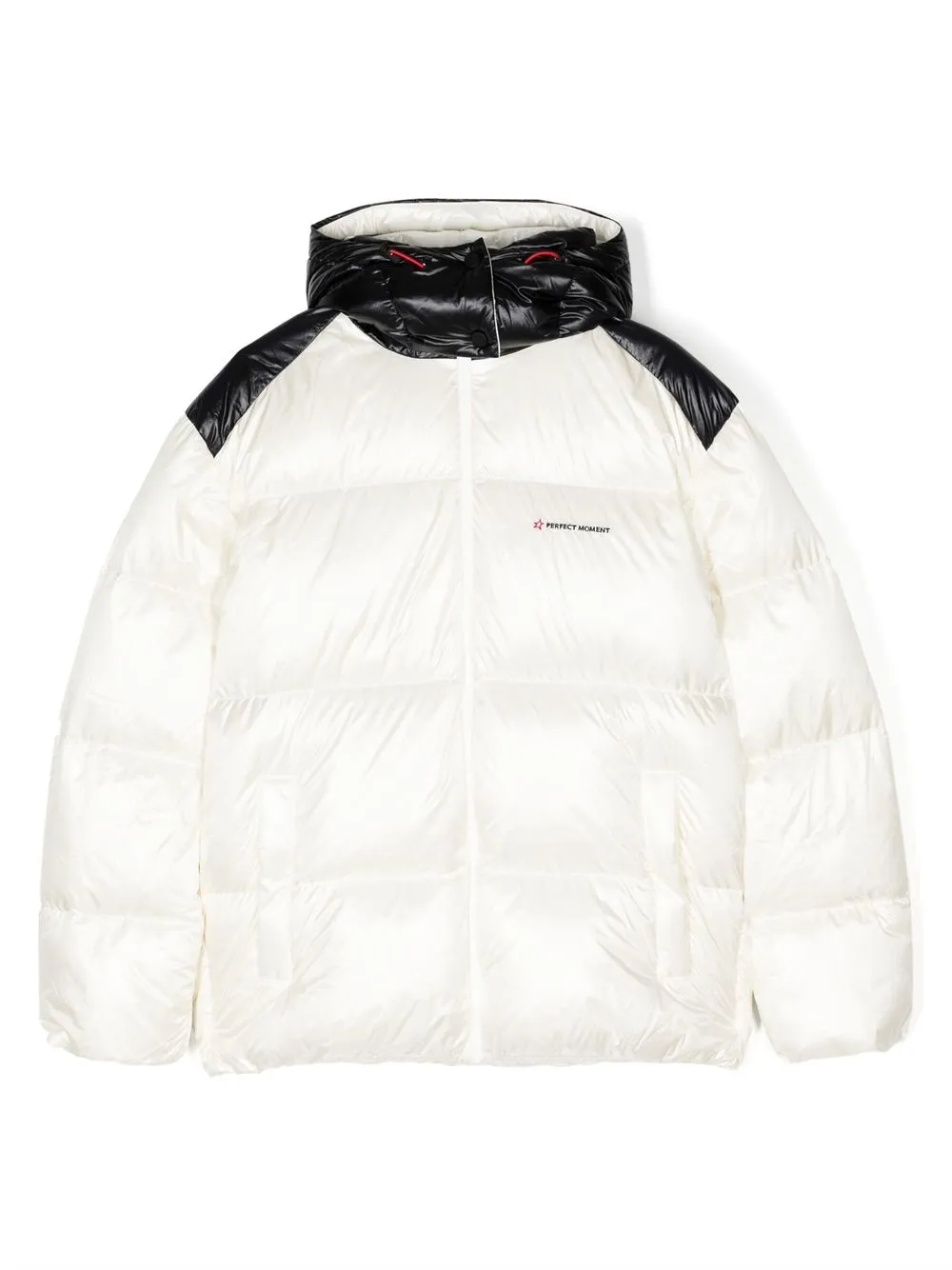 

Perfect Moment Kids two-tone padded jacket - White