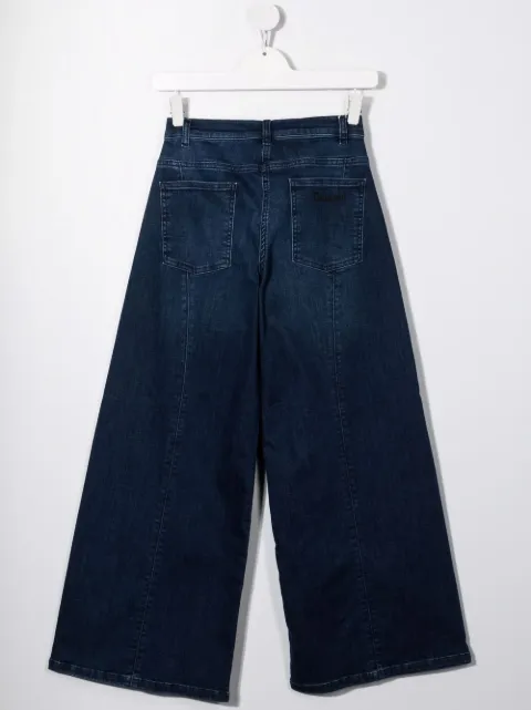 TWINSET Kids TEEN Wide Leg Jeans - Farfetch