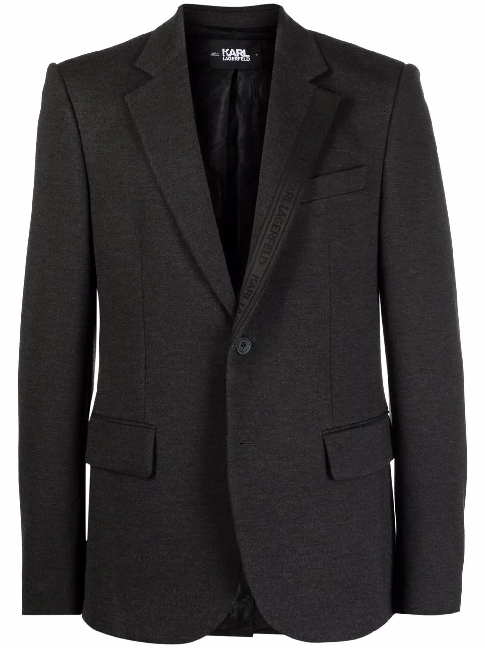 

Karl Lagerfeld blazer de vestir Punto - Gris