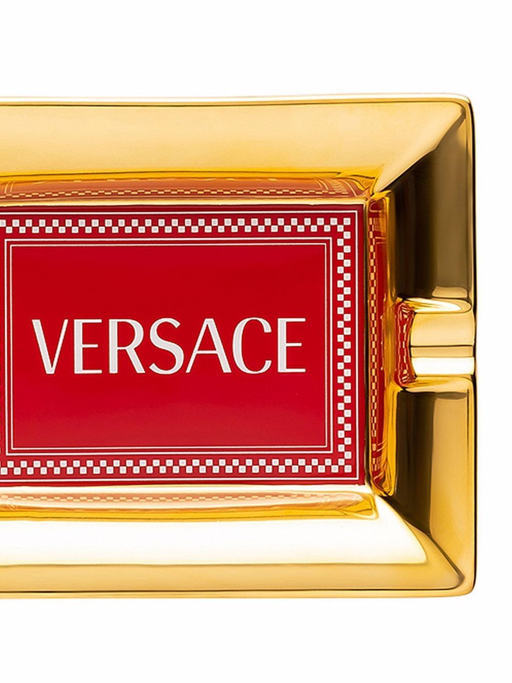 Versace Asbak met logoprint - Goud