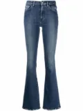 3x1 stonewashed flare-cuff jeans - Blue