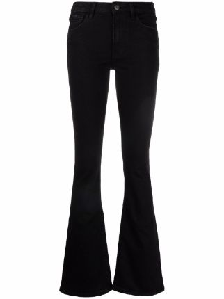 Bonpoint Contrast Stitched Bootcut Jeans - Farfetch