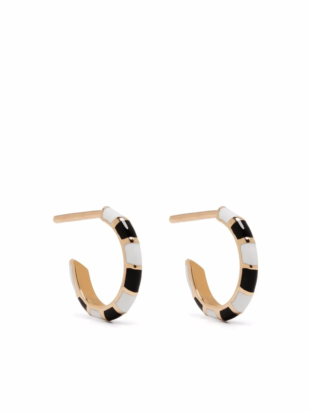Alice Cicolini 14kt yellow gold Memphis Candy huggie hoop earrings