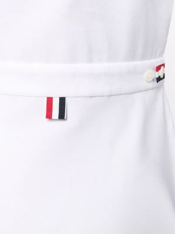 Thom Browne RWB シャツドレス | ホワイト | FARFETCH JP