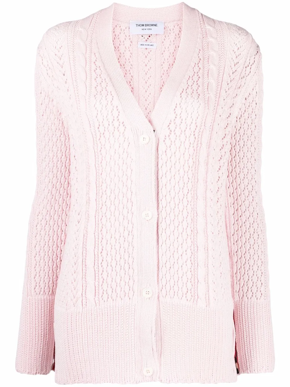 Thom Browne Crochet Knit Cardigan - Farfetch