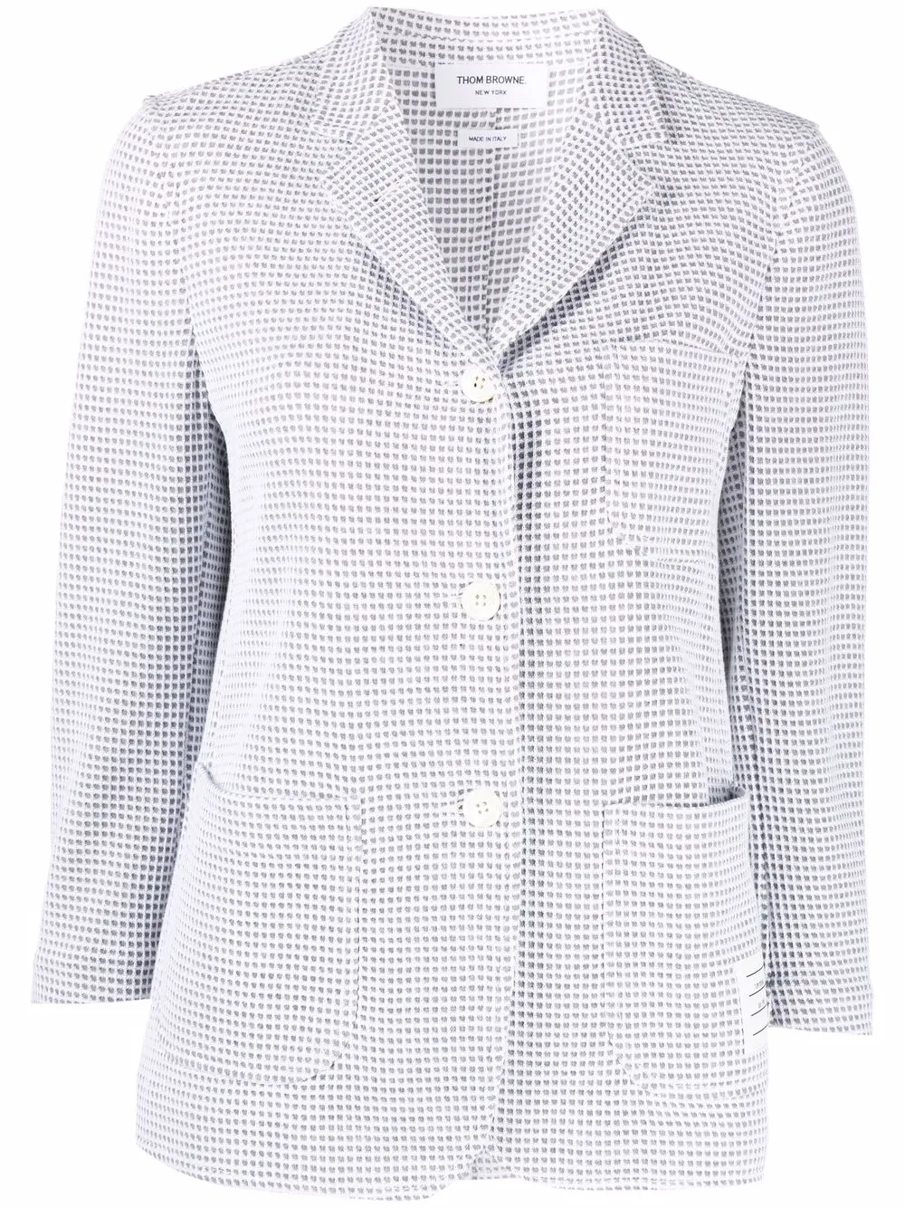 

Thom Browne blazer ajustado texturizado - 055 LT GREY