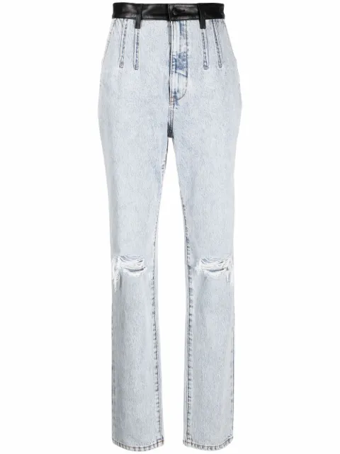 Alexander Wang Jeans mit Bleached-Effekt