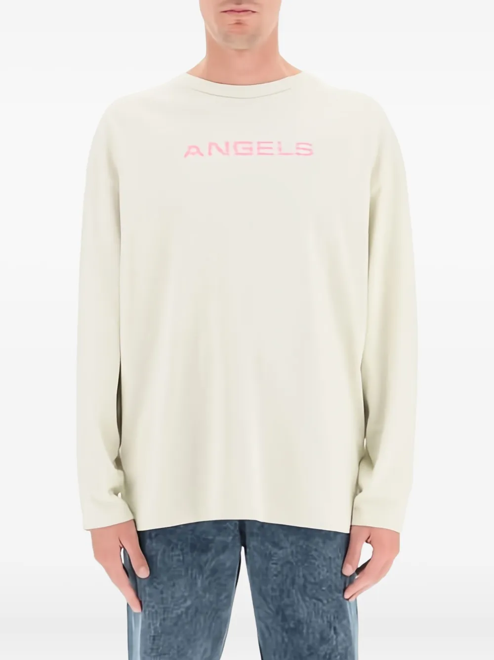 Liberal Youth Ministry Angels long-sleeve T-shirt - Wit