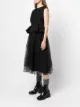 Comme Des Garçons Noir Kei Ninomiya peplum-waist mid-length dress