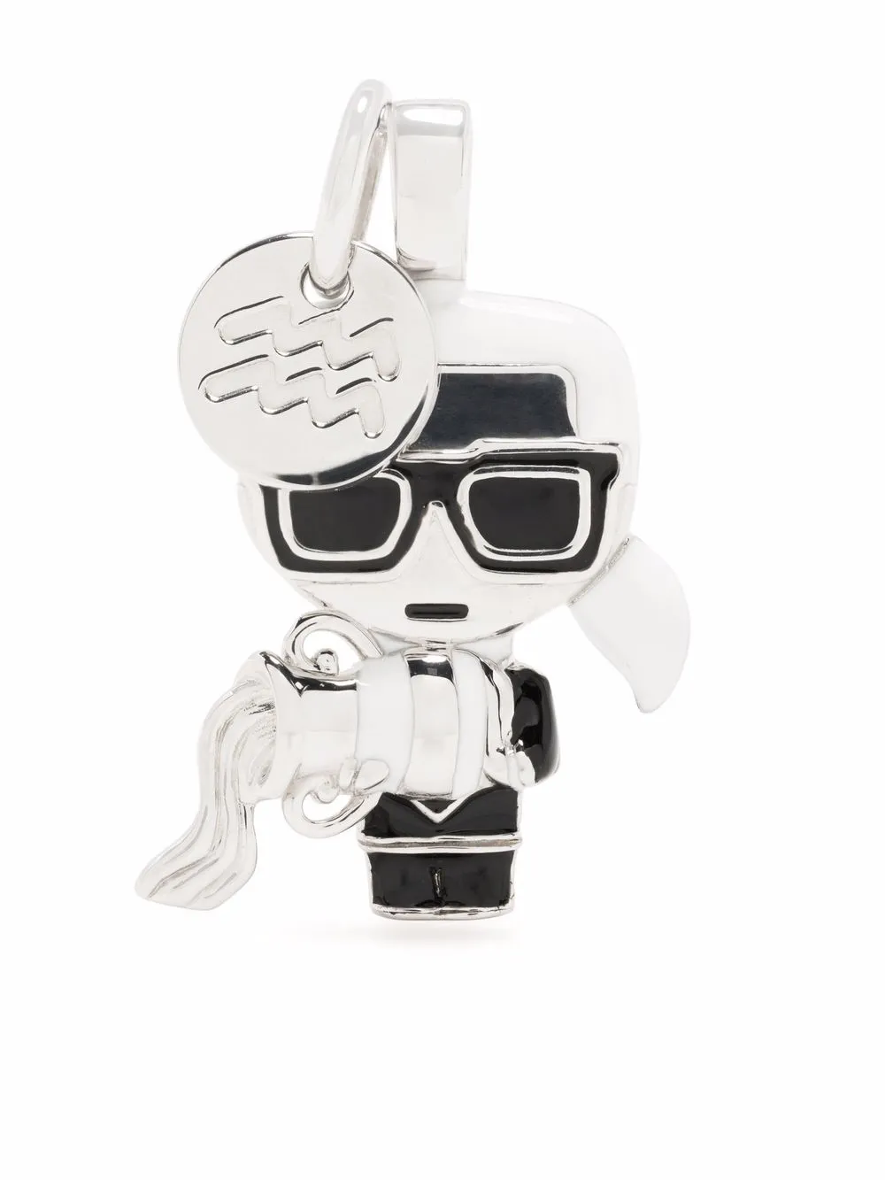 

Karl Lagerfeld dije Zodiac Pisces - Plateado