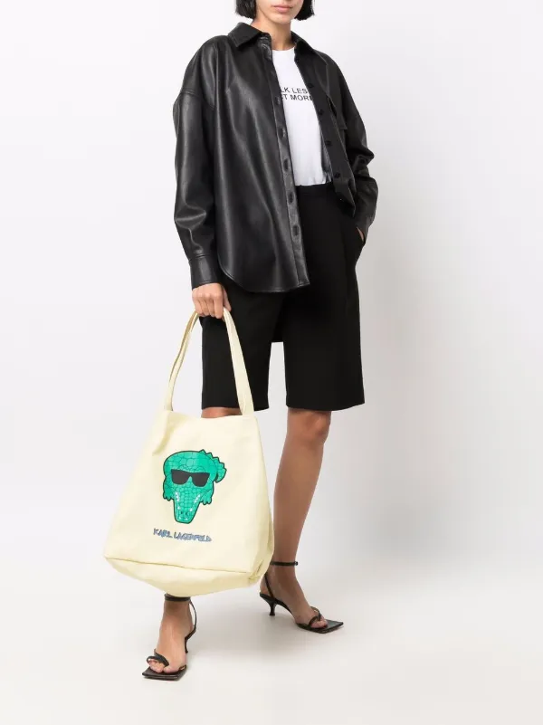 alligator tote bag