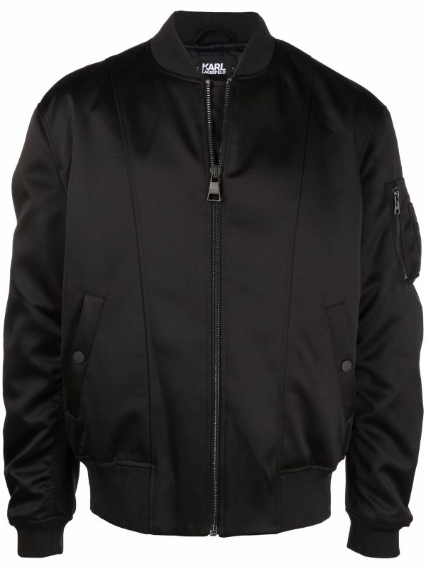 karl lagerfeld bomber jacket mens