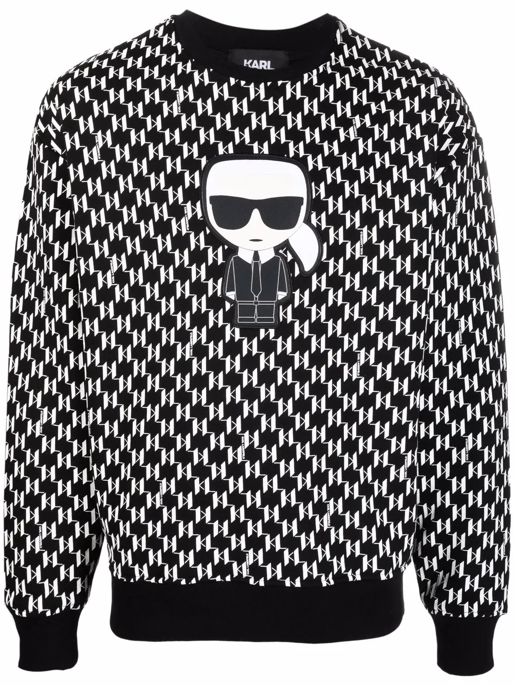 Karl Lagerfeld джемпер Ikonik с монограммой